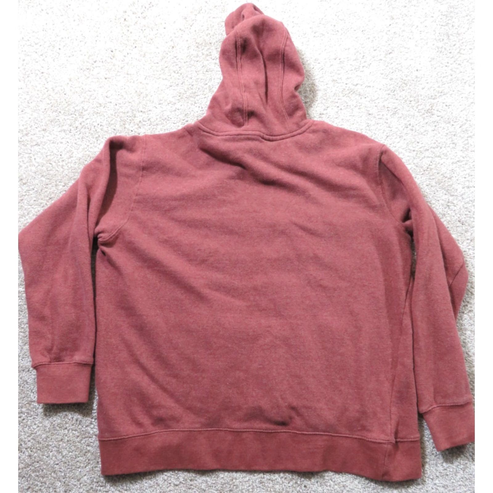 Ariat Ariat Real Women's Large USA Flag Country Hoodie Pullover Sweatshirt Burgandy Long Sleeve Hooded Pockets Graphic Print Mens Womens Girls Size L / US 10 / IT 46 - 6 Thumbnail