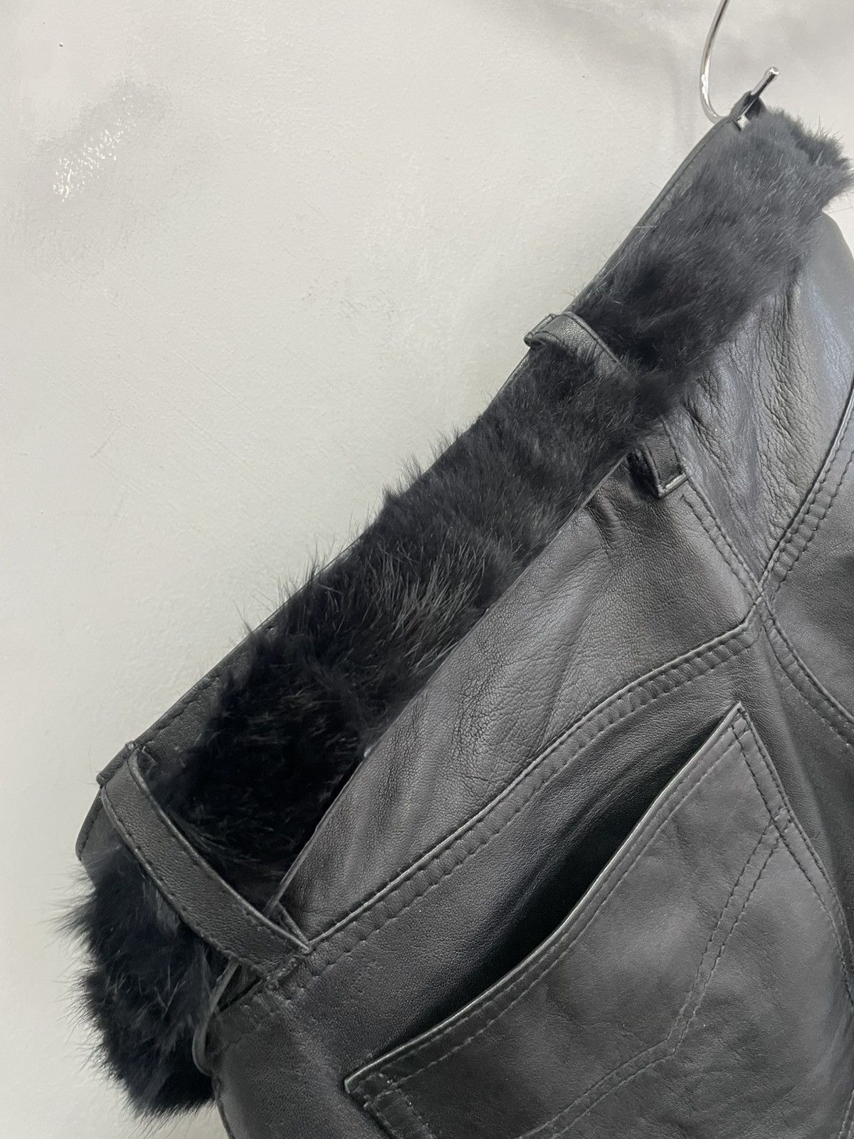 Japanese Brand CRAZY FUR FUZZY FUNKY LEATHER BELT JAPANESE 2000s Y2K Size ONE SIZE - 12 Thumbnail