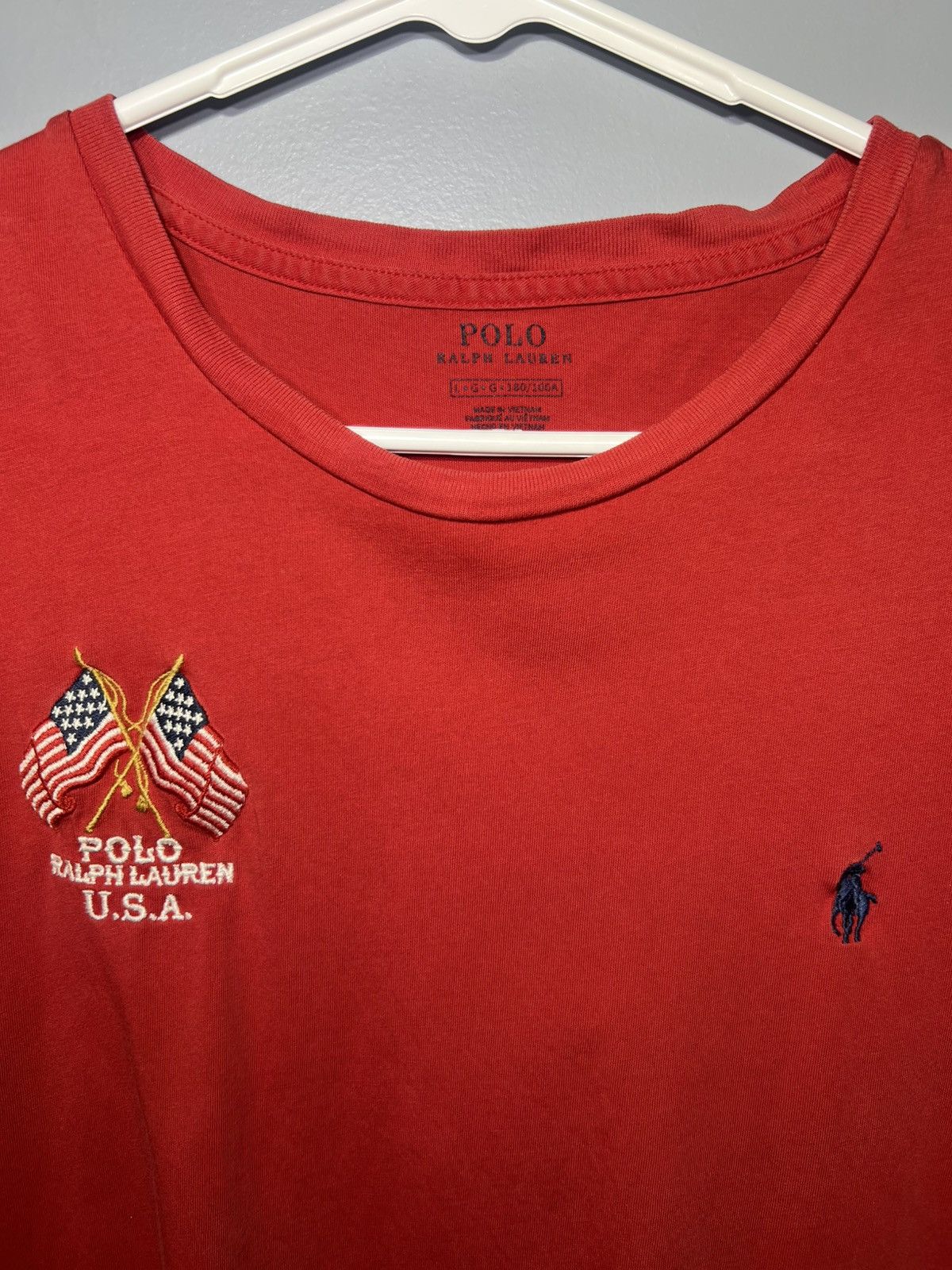 Polo Ralph Lauren Two (2) Ralph Lauren Polo Short Sleeve Shirt, American Flags Size US L / EU 52-54 / 3 - 12 Thumbnail