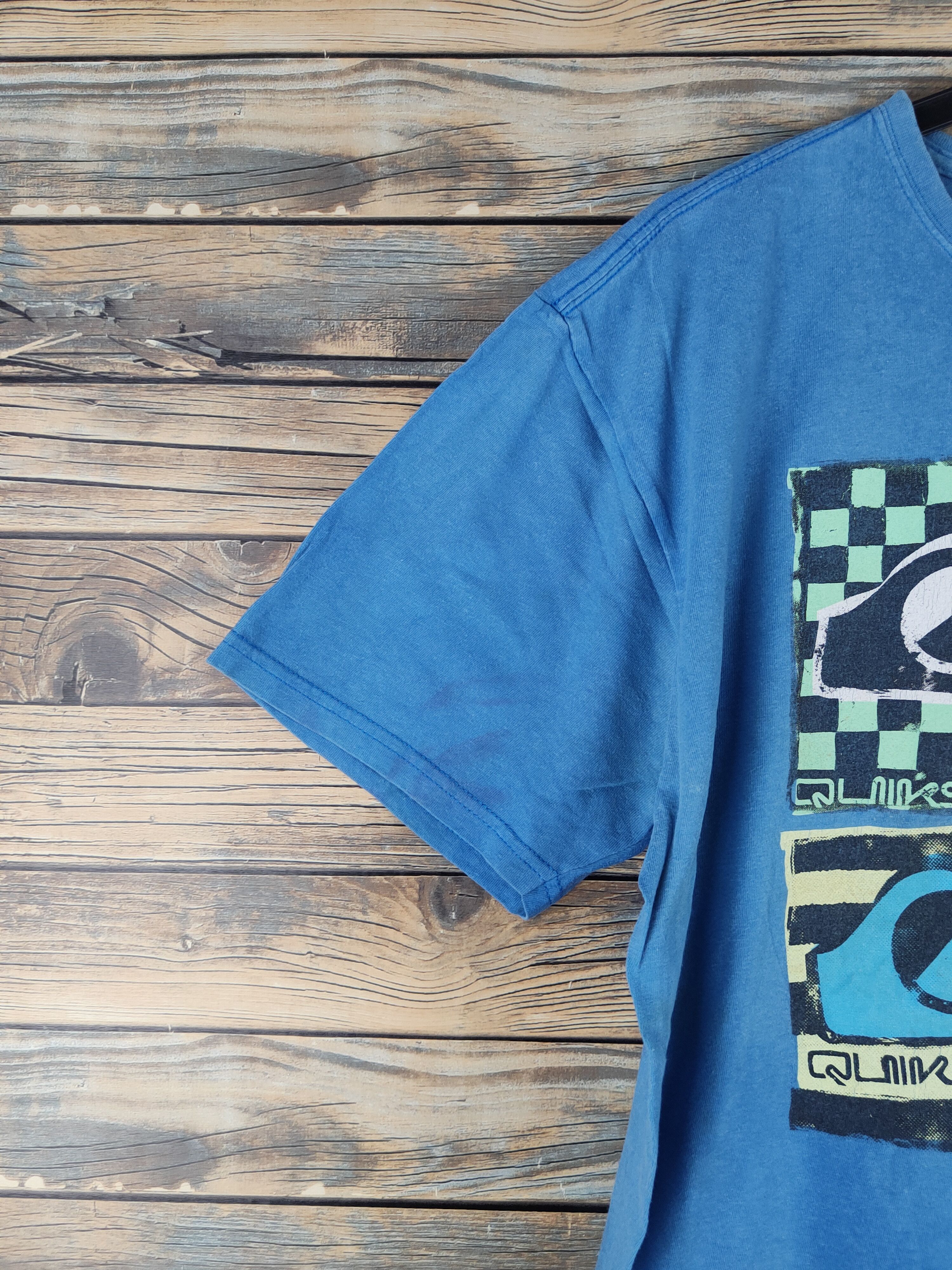 Quiksilver DL Quicksilver Light Blue Short Sleeve T-shirt #2543 Size US L / EU 52-54 / 3 - 5 Thumbnail