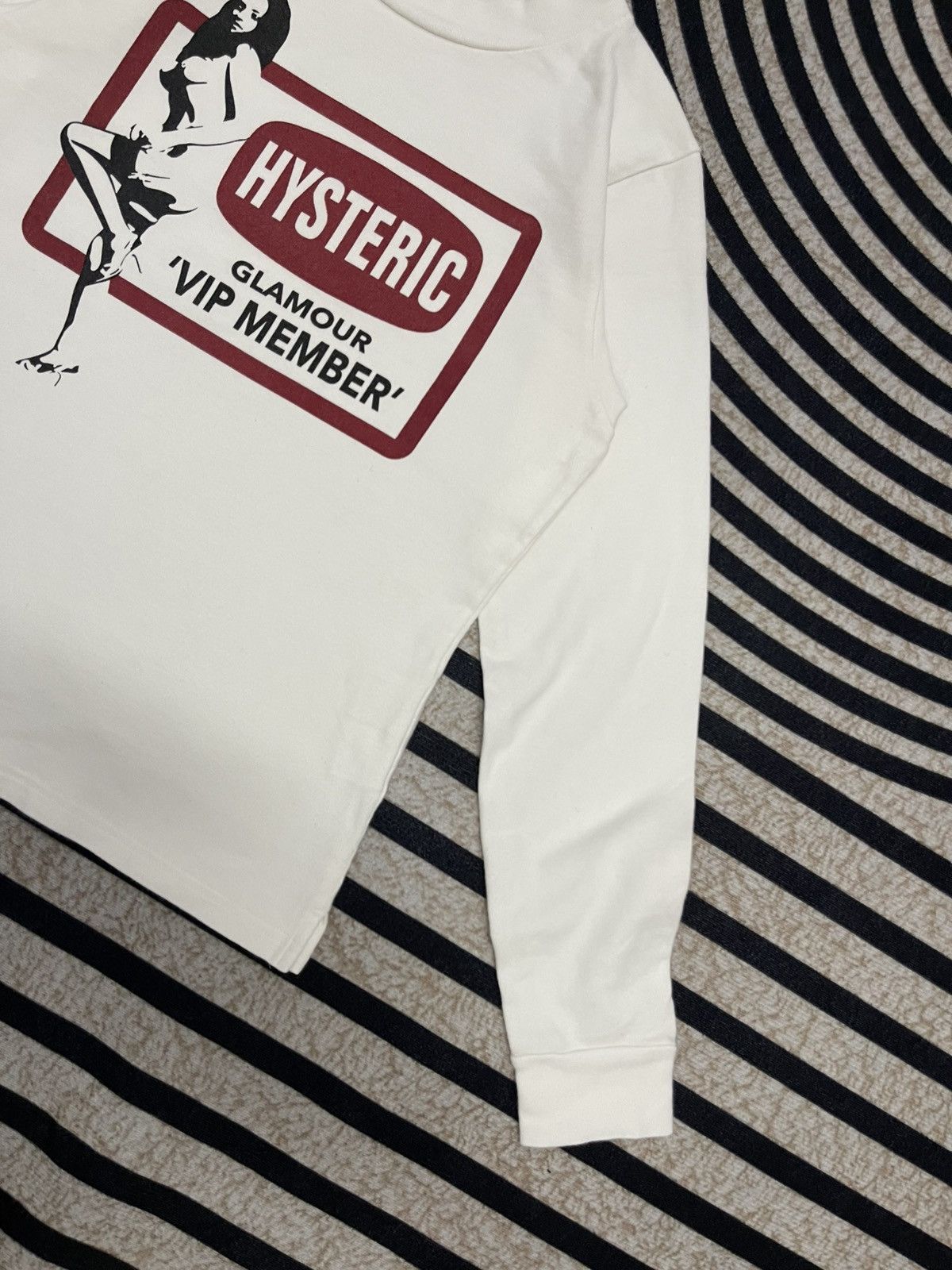 Hysteric Glamour 2000s HYSTERIC GLAMOUR “VIP MEMBER”NAKED GIRL LING SLEEVE Size US S / EU 44-46 / 1 - 4 Thumbnail
