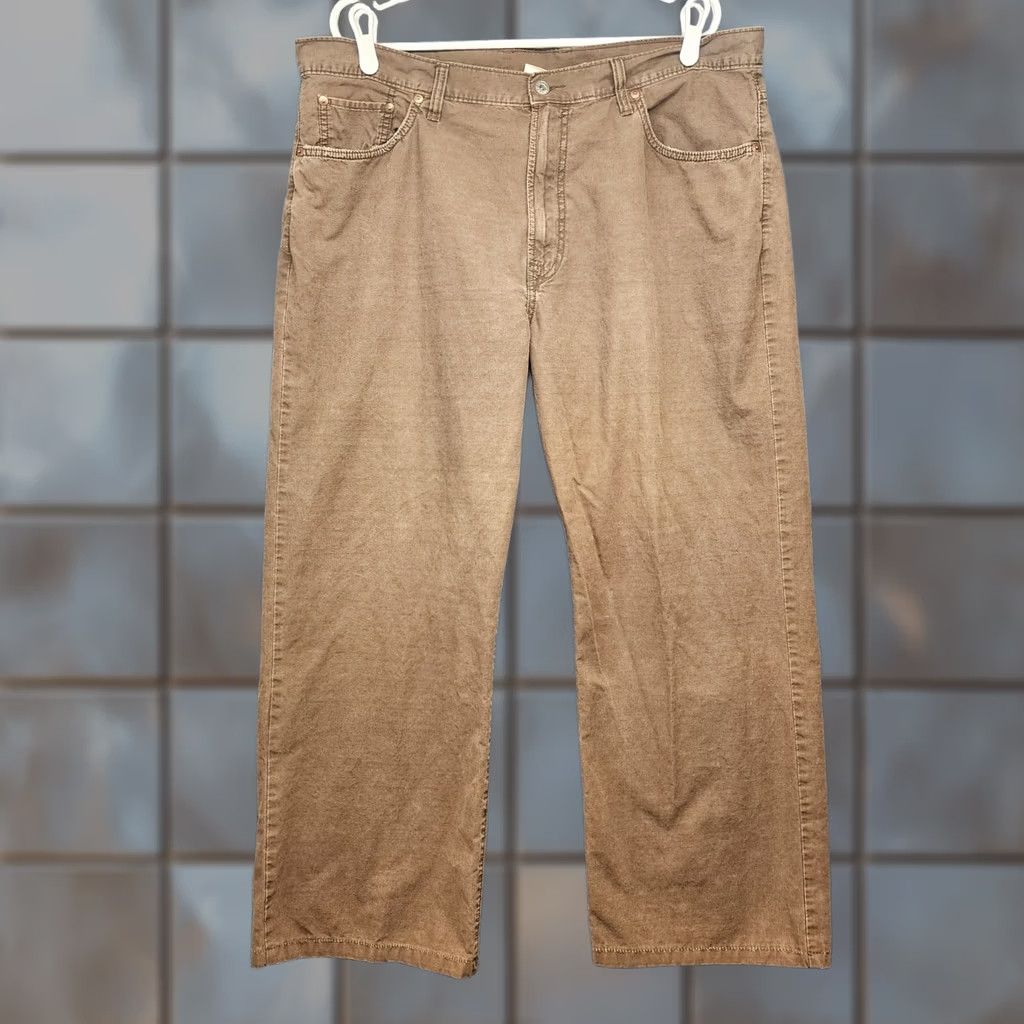 Lucky Brand Lucky Brand Mens Pants 40x28 Brown 100% Cotton Workwear Chino Flat Front Zip 5-Pocket Mens Casual Size US 40 / EU 56 - 1 Thumbnail