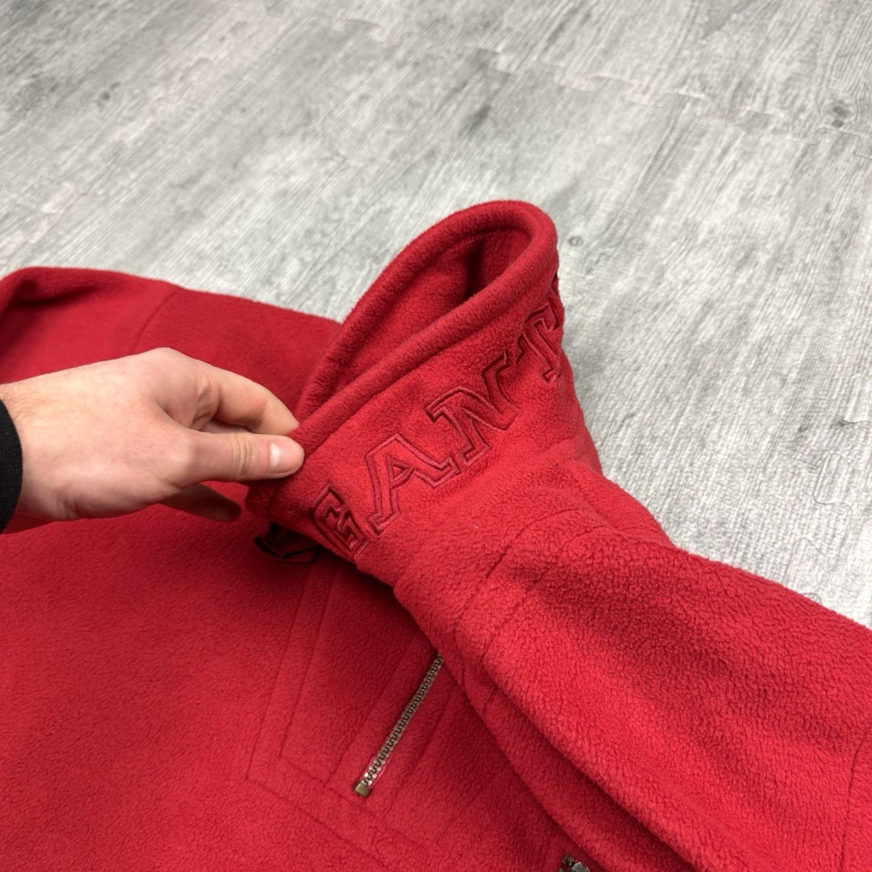 Gant VINTAGE GANT Rugger USA Rugger Fleece 1/4 Zip Embroidered Red Pullover Sweatshirt size M Men Regular Long Sleeve 90s Size US M / EU 48-50 / 2 - 4 Thumbnail