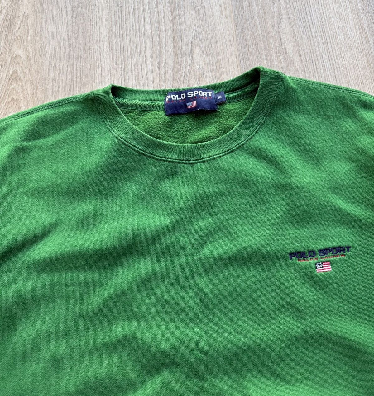 Ralph Lauren Vintage Polo Sport Ralph Lauren Green Sweatshirt Size US XL / EU 56 / 4 - 3 Thumbnail