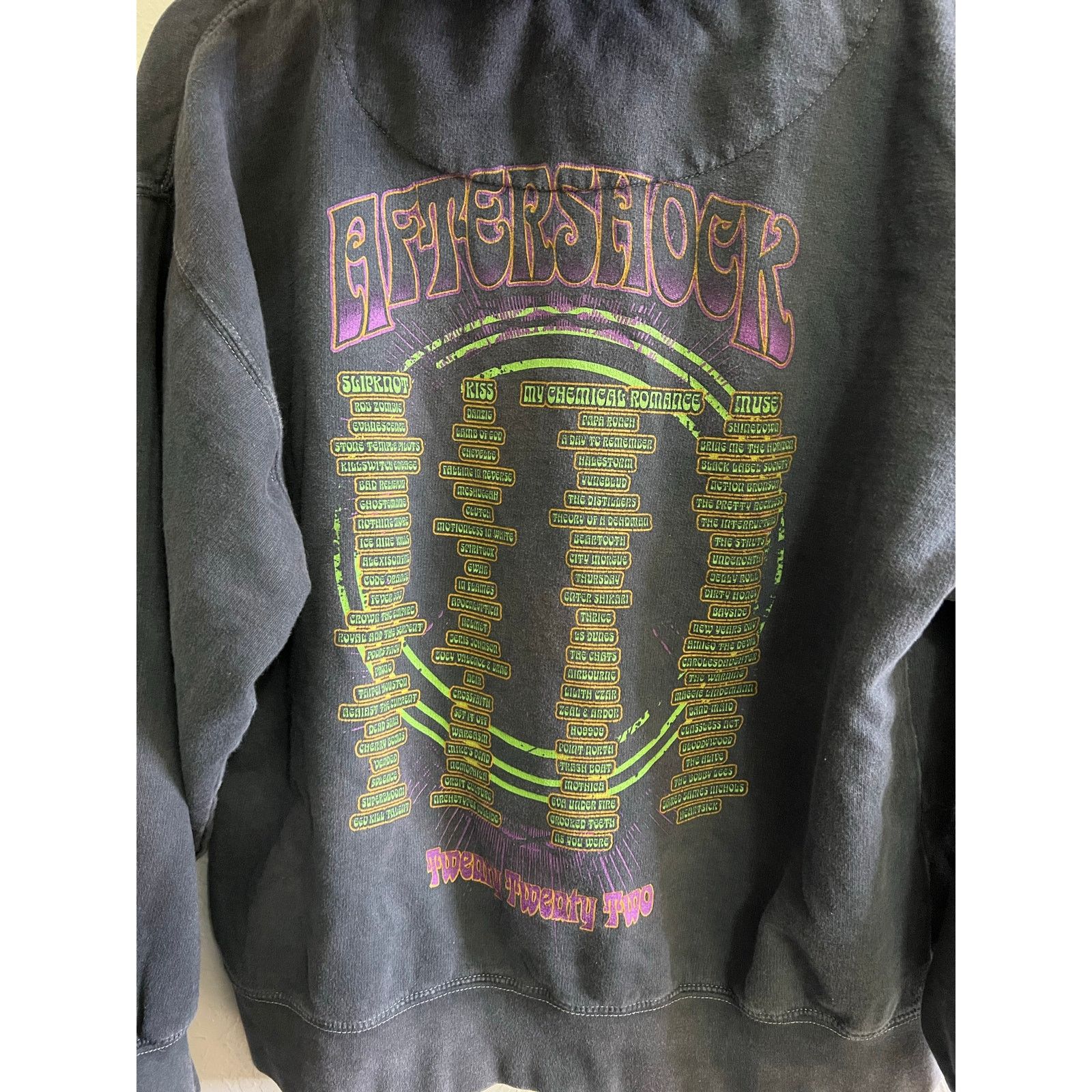 Vintage Aftershock Hoodie Sweatshirt Men's L/XL Music Festival Rock Size US L / EU 52-54 / 3 - 5 Thumbnail