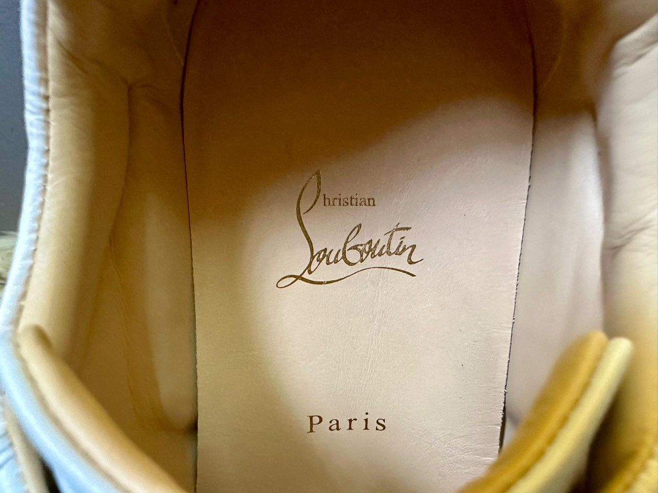 Christian Louboutin Authentic Christian Loboutin Loubishark Bianco Sneakers Size US 10 / EU 43 - 10 Thumbnail