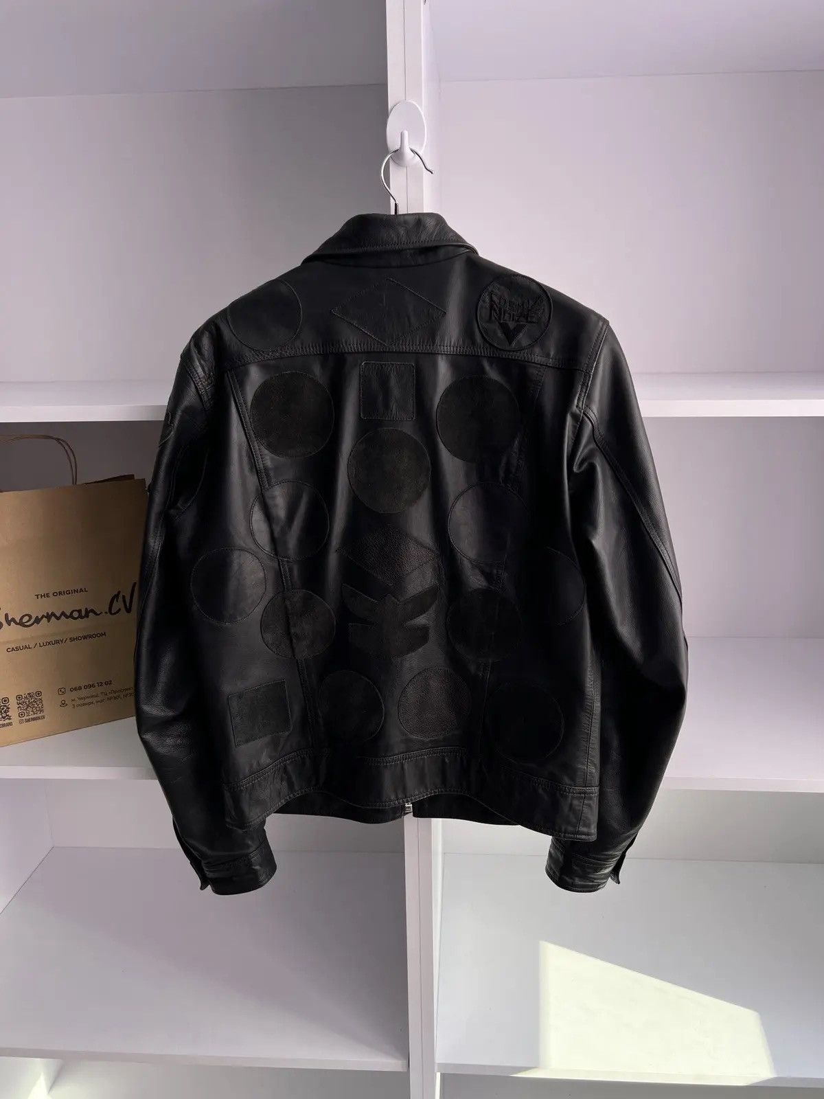 Diesel × Vintage Vintage Diesel Black Leather Jacket Wild Spirit Biker Size US L / EU 52-54 / 3 - 13 Thumbnail