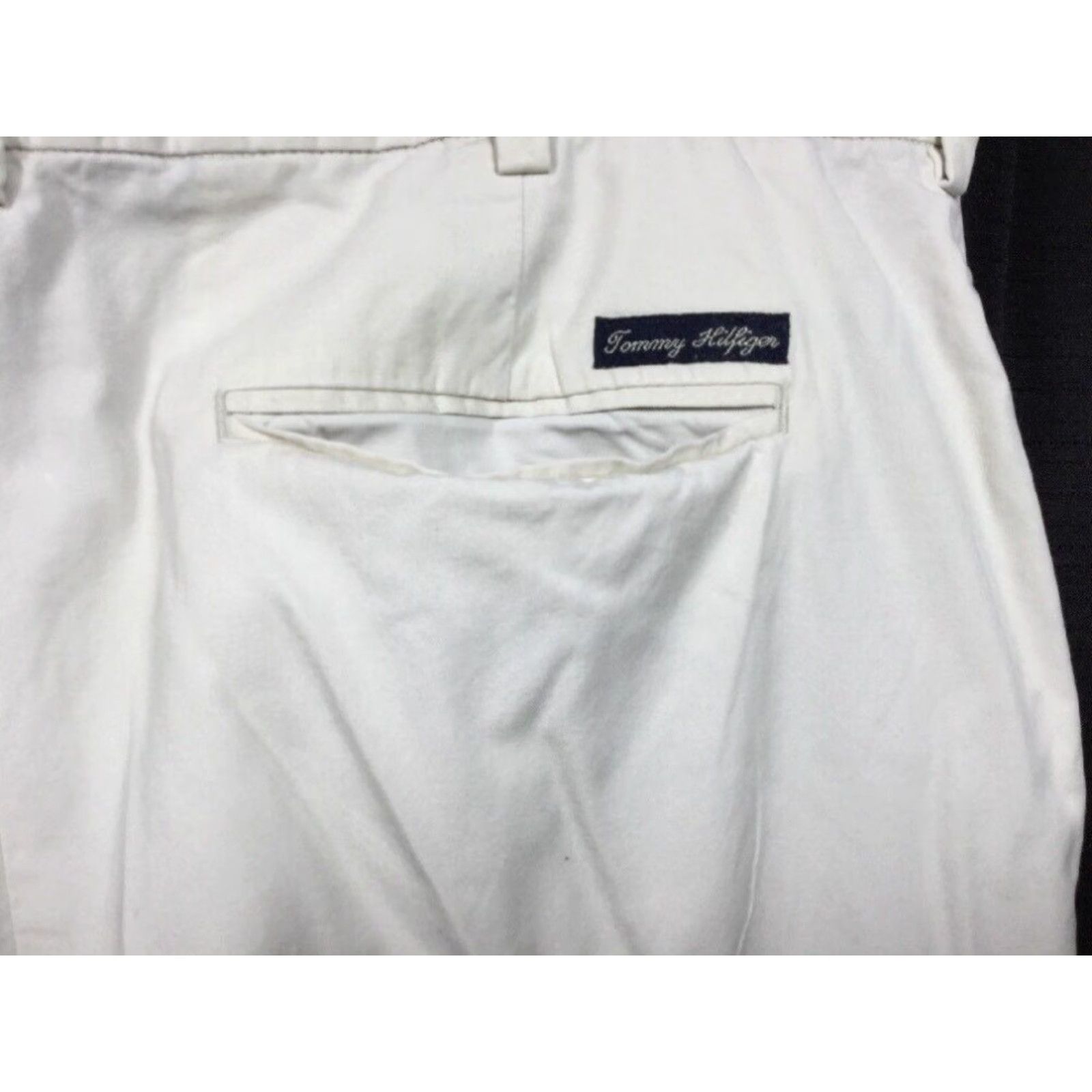Tommy Hilfiger Tommy Hilfiger Pleated Dress Pants Mens 36x30 Beige Lyocell Blend Size US 36 / EU 52 - 5 Thumbnail