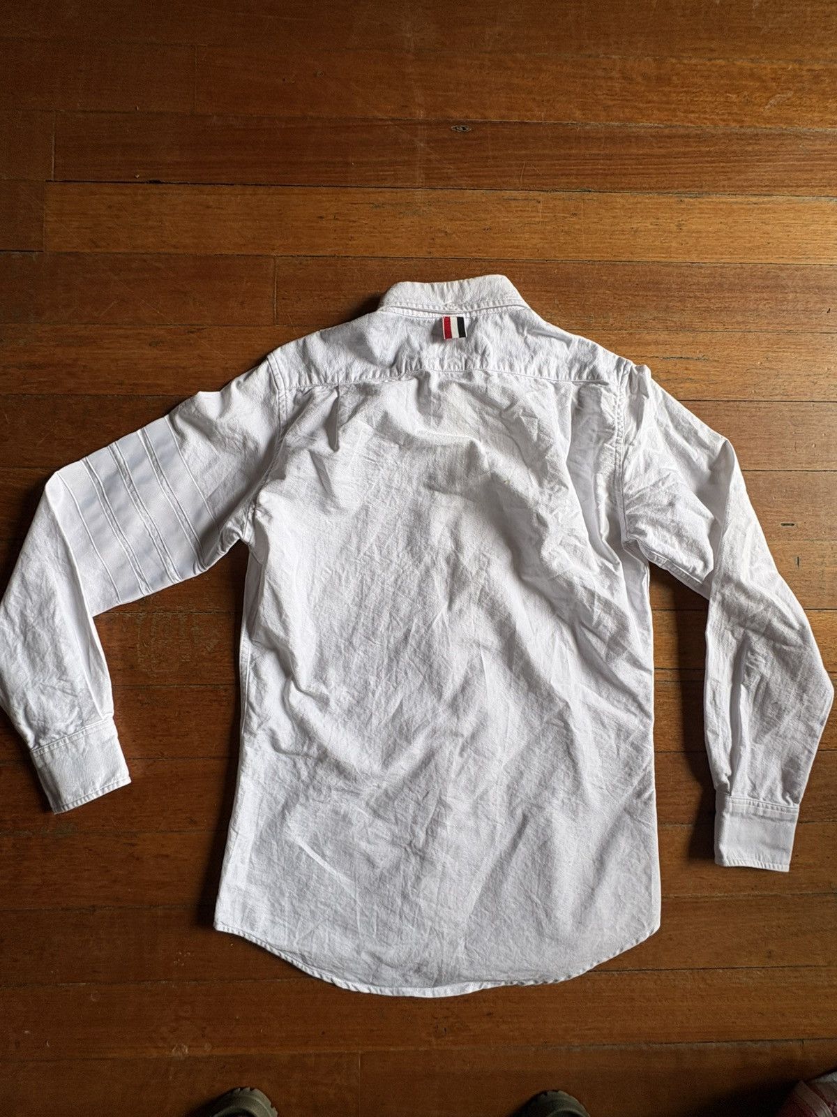 Thom Browne Thom Browne Size 0 Oxford Cloth Button Down Shirt Size US XS / EU 42 / 0 - 3 Thumbnail