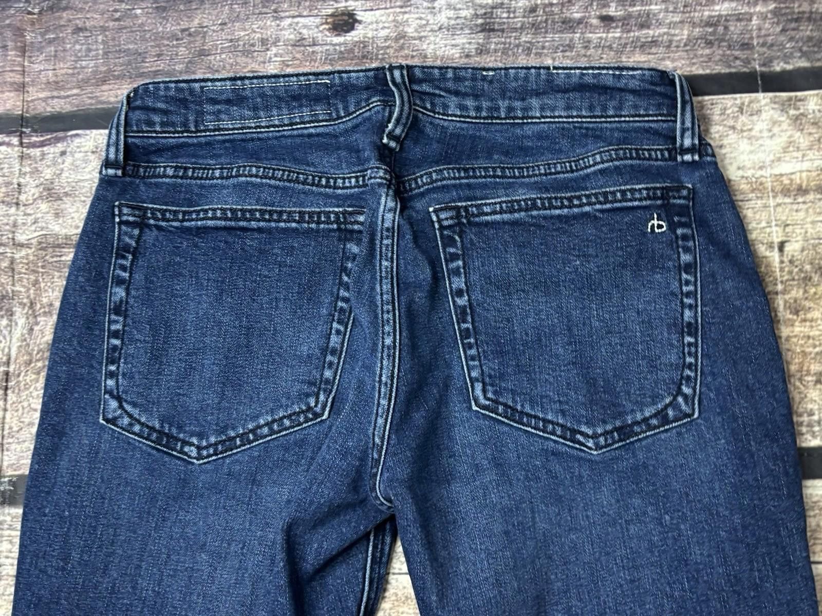 Rag & Bone Rag & Bone Jeans Womens 25 Dre Low Rise Slim Boyfriend Size 25" / US 0 / IT 36 - 7 Thumbnail