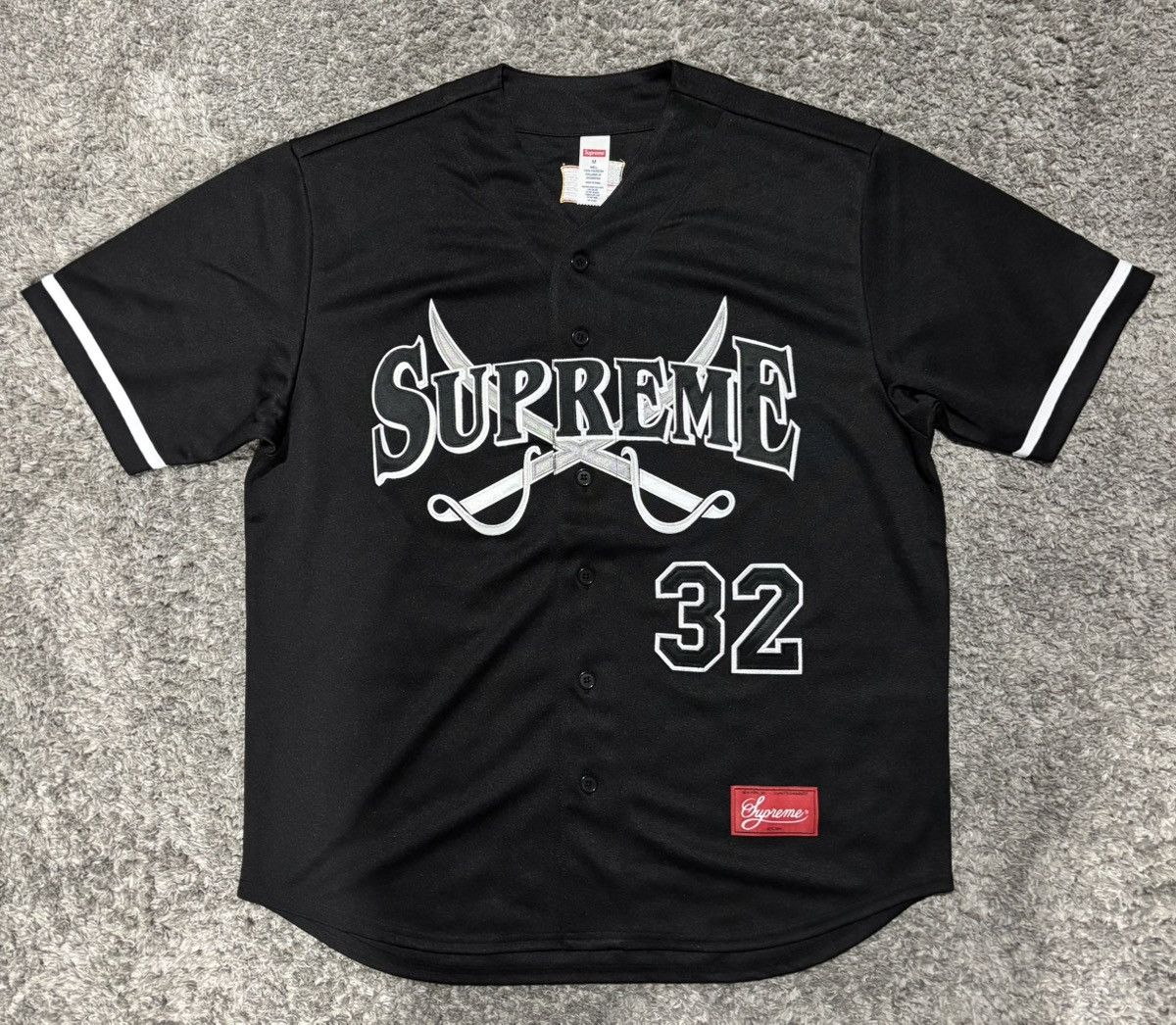 Supreme Supreme Swords Baseball Jersey Size US L / EU 52-54 / 3 - 1 Thumbnail