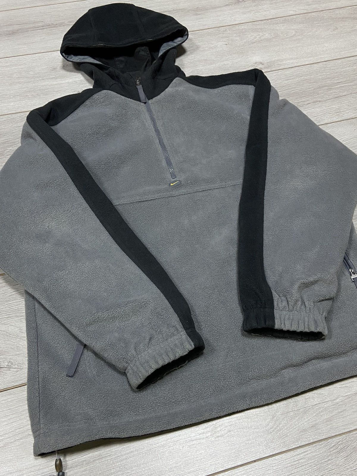 Nike Nike double side TN anorak 1/4 zip fleece centr logo jacket Size US M / EU 48-50 / 2 - 9 Thumbnail