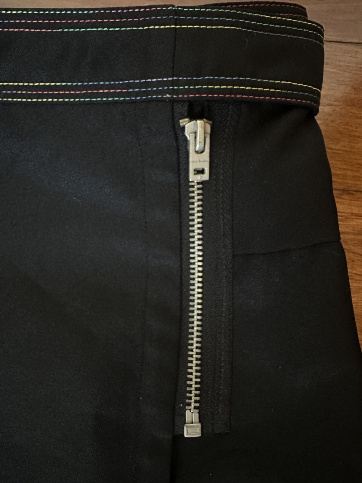 Acne Studios Unisex Asymmetrical rainbow mini Skirt Size 32" / US 10 / IT 46 - 5 Thumbnail