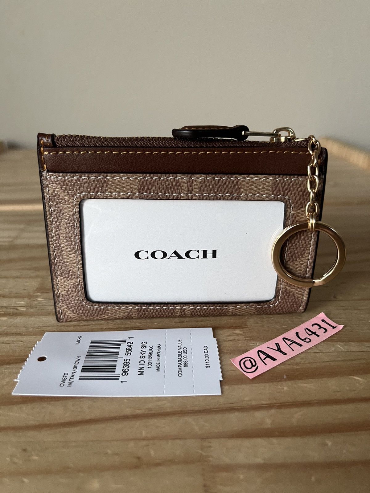 Coach Coach Card Holder Size ONE SIZE - 2 Thumbnail