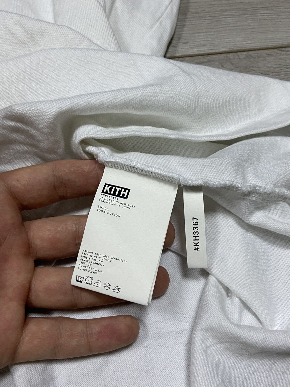 Kith Kith - Longsleeve centr logo (White/Black) Size US S / EU 44-46 / 1 - 6 Thumbnail