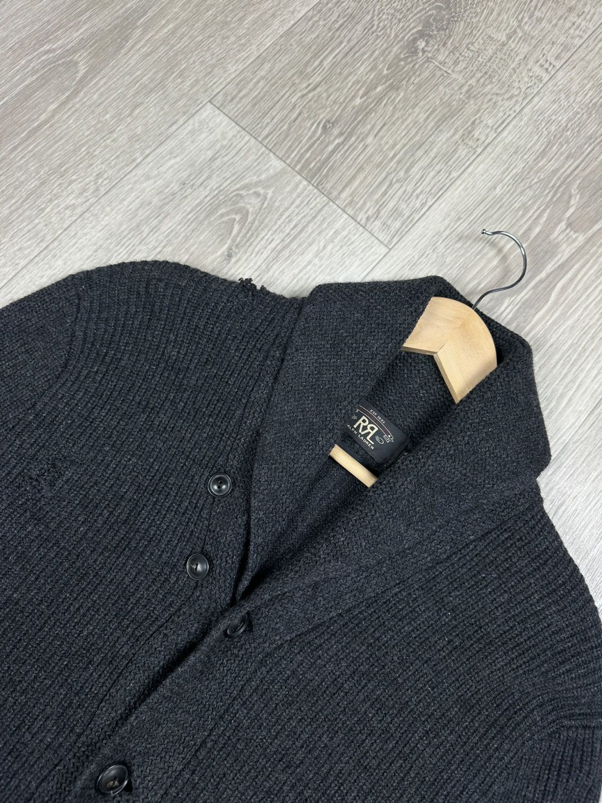 RRL Ralph Lauren RRL Ralph Lauren Cashmere Distressed Cardigan Sweater Size US XL / EU 56 / 4 - 6 Thumbnail