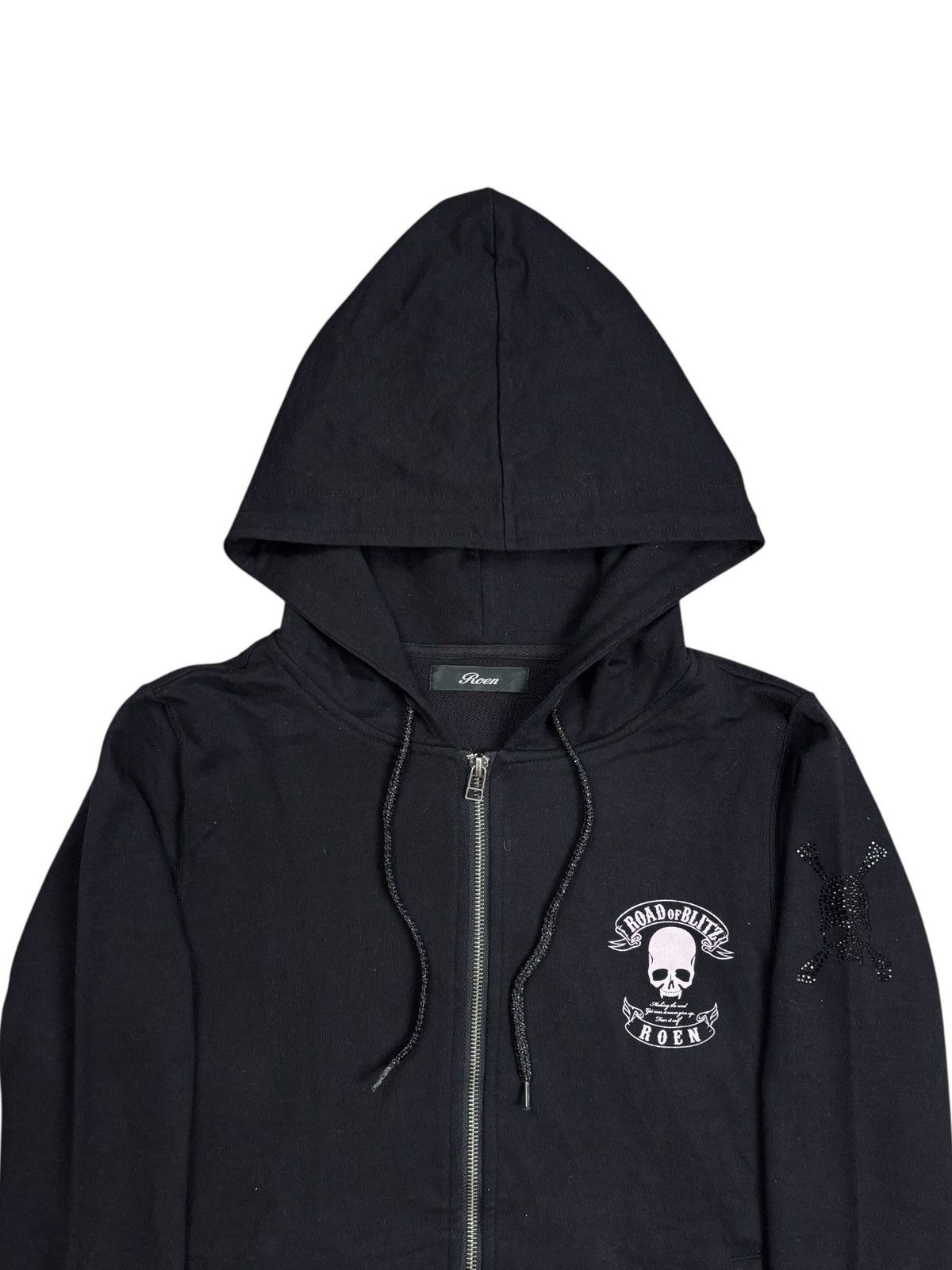 Roen 2000s Roen - Skull Zip Hoodie Size US M / EU 48-50 / 2 - 4 Thumbnail
