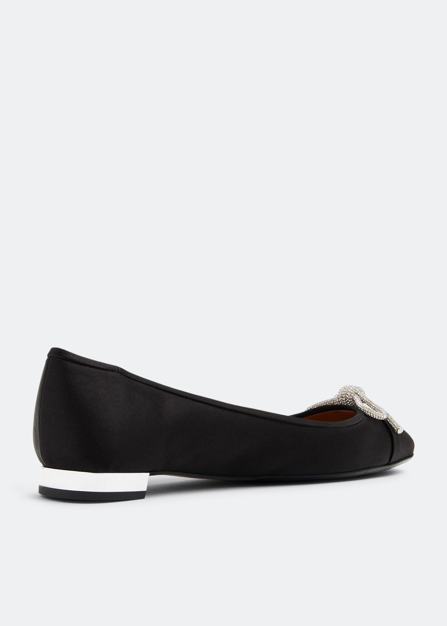 Aquazzura o1srvl11e1024 Flats in Black Size US 8 / IT 38 - 3 Thumbnail