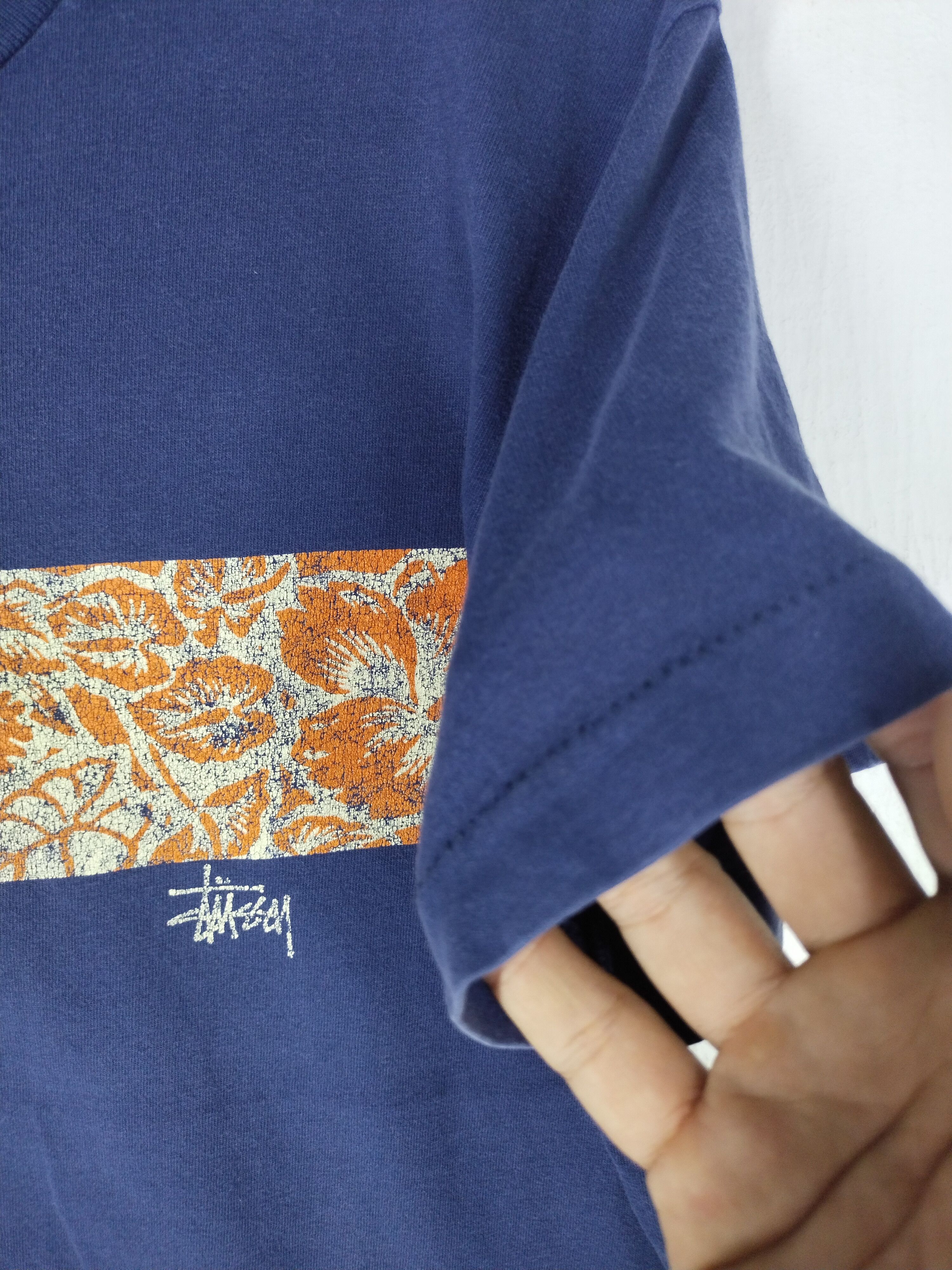 Stussy × Vintage Vintage 90's Hawaii Stussy Blue Tee Size US M / EU 48-50 / 2 - 5 Thumbnail