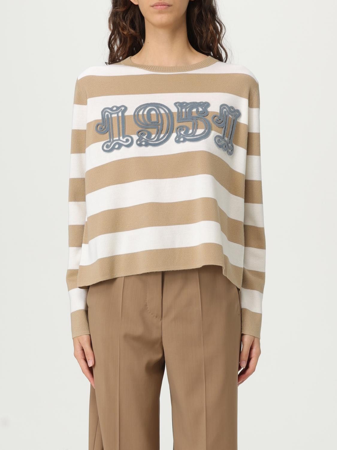 Max Mara Max Mara Sweater Woman White 1 Size XS / US 0-2 / IT 36-38 - 1 Thumbnail