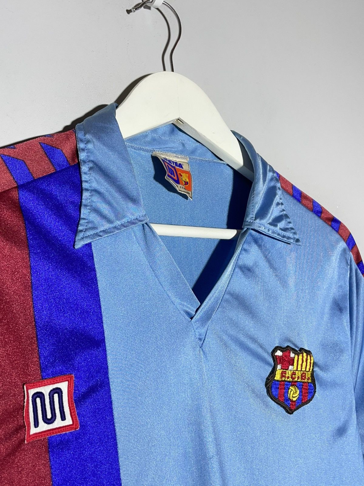 Vintage F.C Barcelona 1986-1991 Meyba Vintage Y2k Football Shirt Size US M / EU 48-50 / 2 - 3 Thumbnail