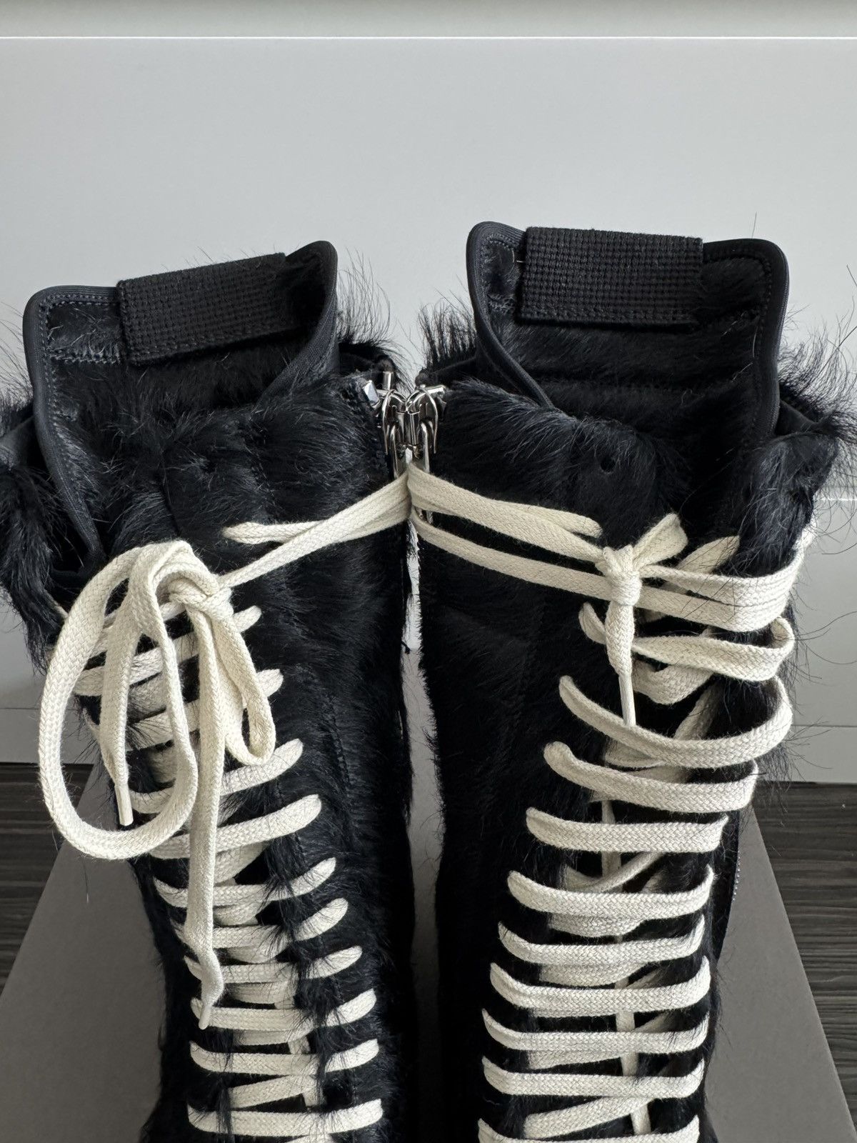 Rick Owens RICK OWENS PONY BLACK MILK CARGOBASKETS Size US 9 / EU 42 - 7 Thumbnail