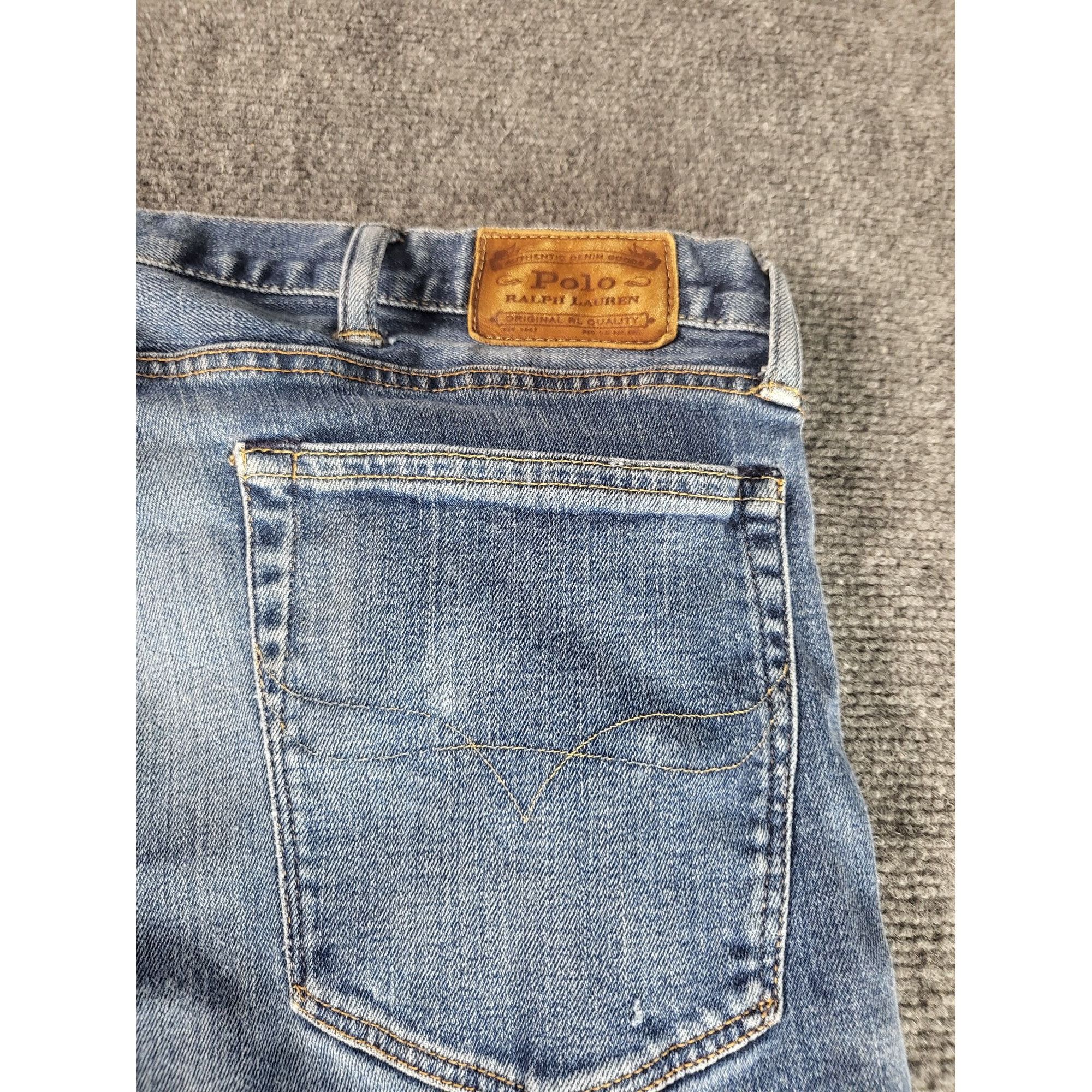 Polo Ralph Lauren Polo Ralph Lauren The Varick Slim Straight Jeans Men Sz 38X3 Size US 38 / EU 54 - 9 Thumbnail