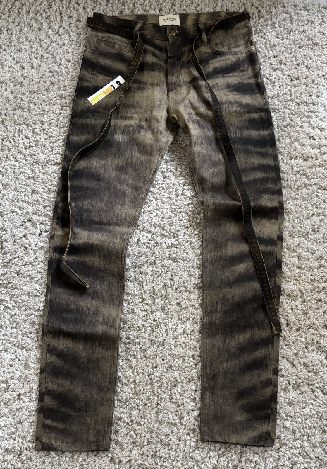 Fear of God Fear of God 6th Collection denim “Zebra Pants” size 32 2018 Size US 32 / EU 48 - 1 Thumbnail