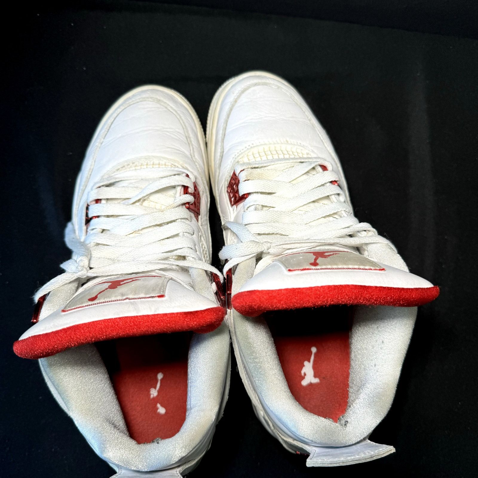 Jordan Brand × Nike Size 9.5 - Nike Air Jordan 4 Retro Red Metallic Men's Shoes Size US 9.5 / EU 42-43 - 5 Thumbnail