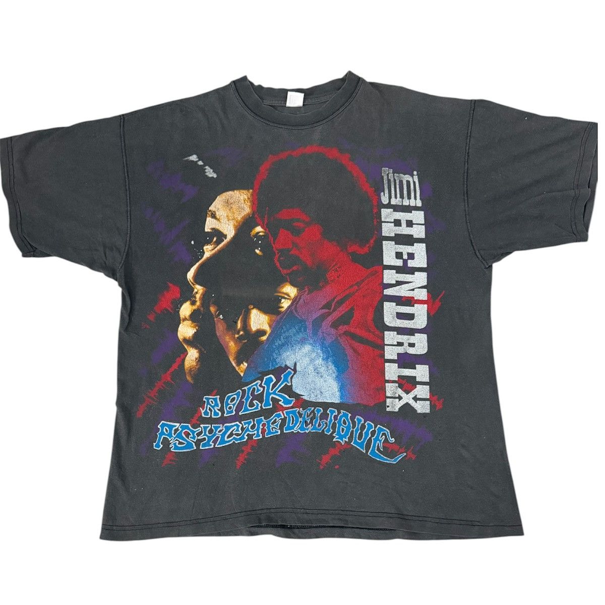 Other Vintage Jimi Hendrix Rock Psychedelic Tee Double Sided Rare Size US L / EU 52-54 / 3 - 1 Thumbnail