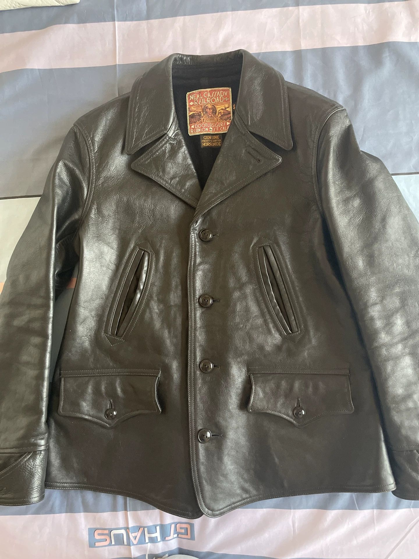 Freewheelers Freewheelers Switchyard Horsehide Jacket Size US XXS / EU 40 - 1 Thumbnail