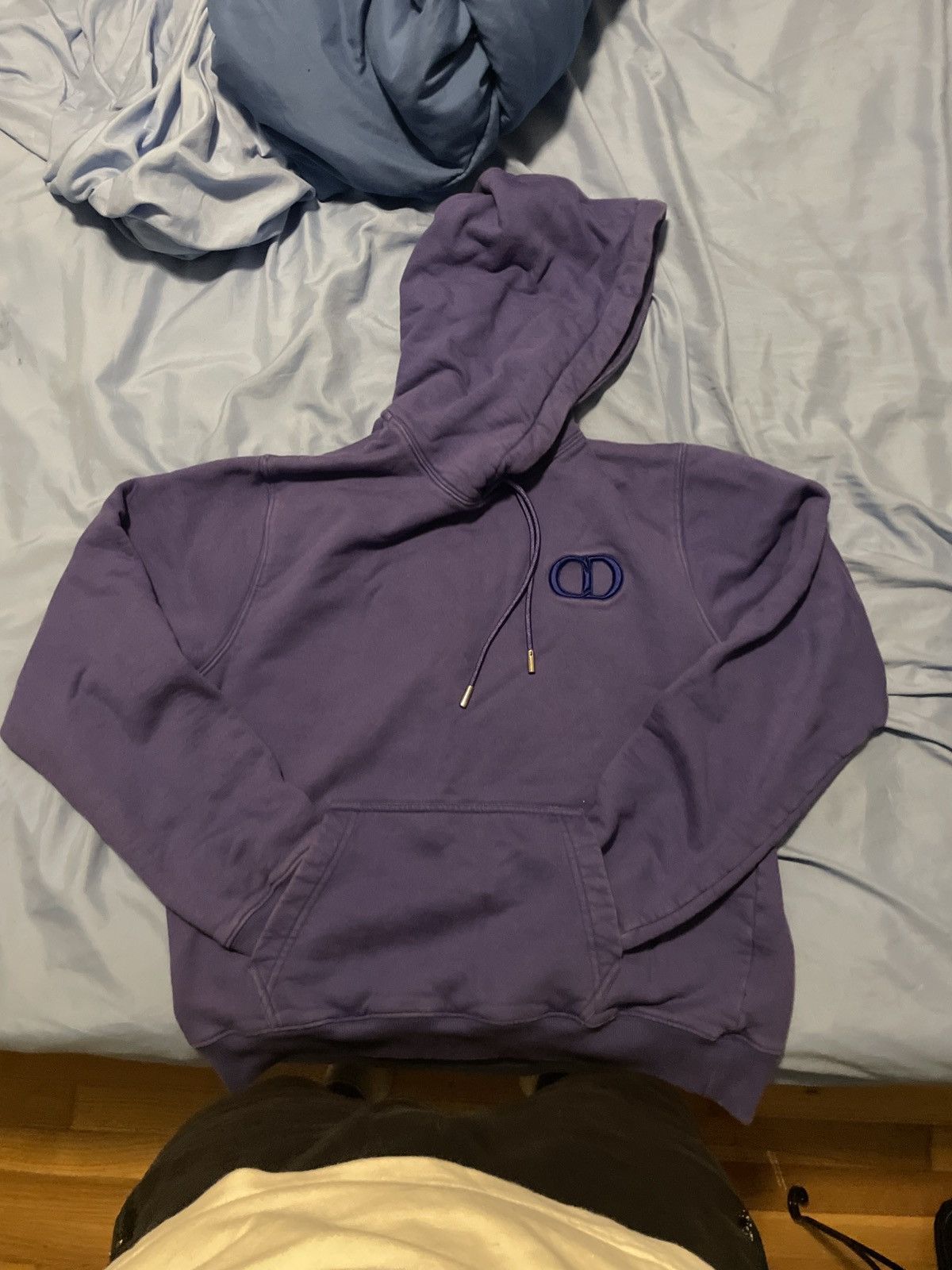 image of Dior Cd Icon Hoodie in Purple, Men's (Size XL)