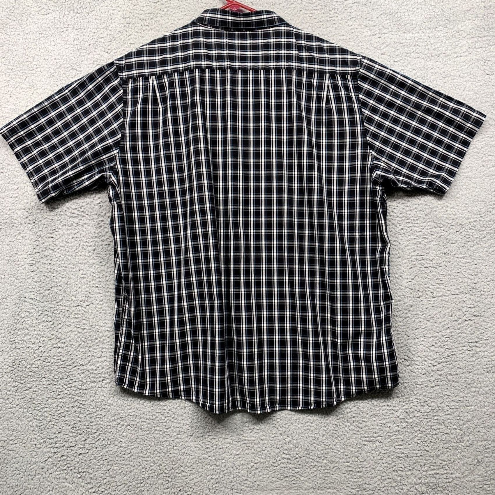 Wrangler Wrangler Button-Up Shirt Men’s 2XL Short Sleeve Black White Plaid Size US XXL / EU 58 / 5 - 4 Thumbnail