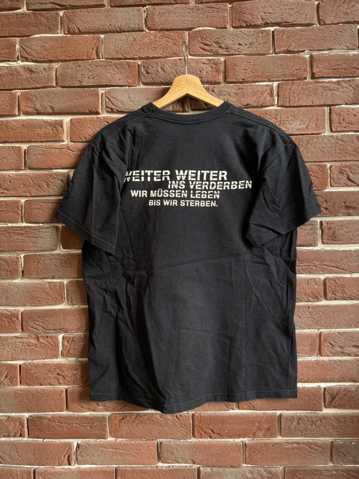 Band Tees Vintage 00s Rammstein Reise Metal Band Tshirt Tour Y2K Black Size US L / EU 52-54 / 3 - 2 Thumbnail