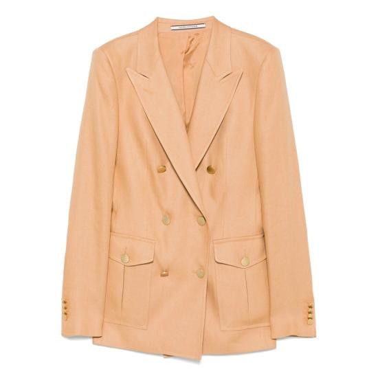 アウターその他 TAGLIATORE Women Outer 340021 J HONEY EA912 BROWN Tagliatore TAGLIATORE Women Suit Jackets 340021 J HONEY