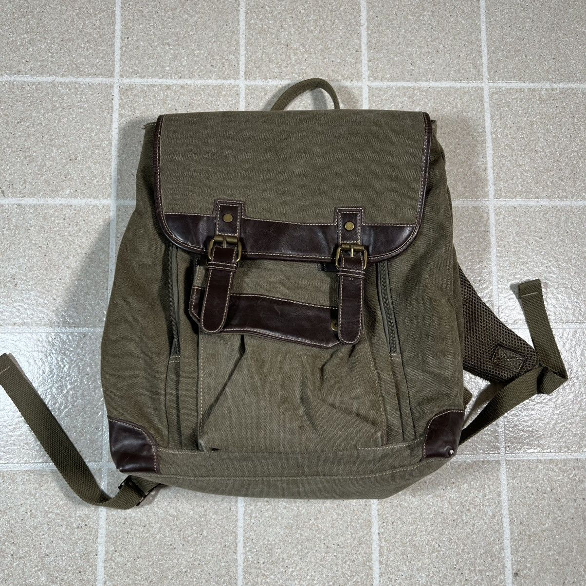 Vintage Cargoit Green Dual Strap Military Mountain Backpack Green Size ONE SIZE - 1 Thumbnail