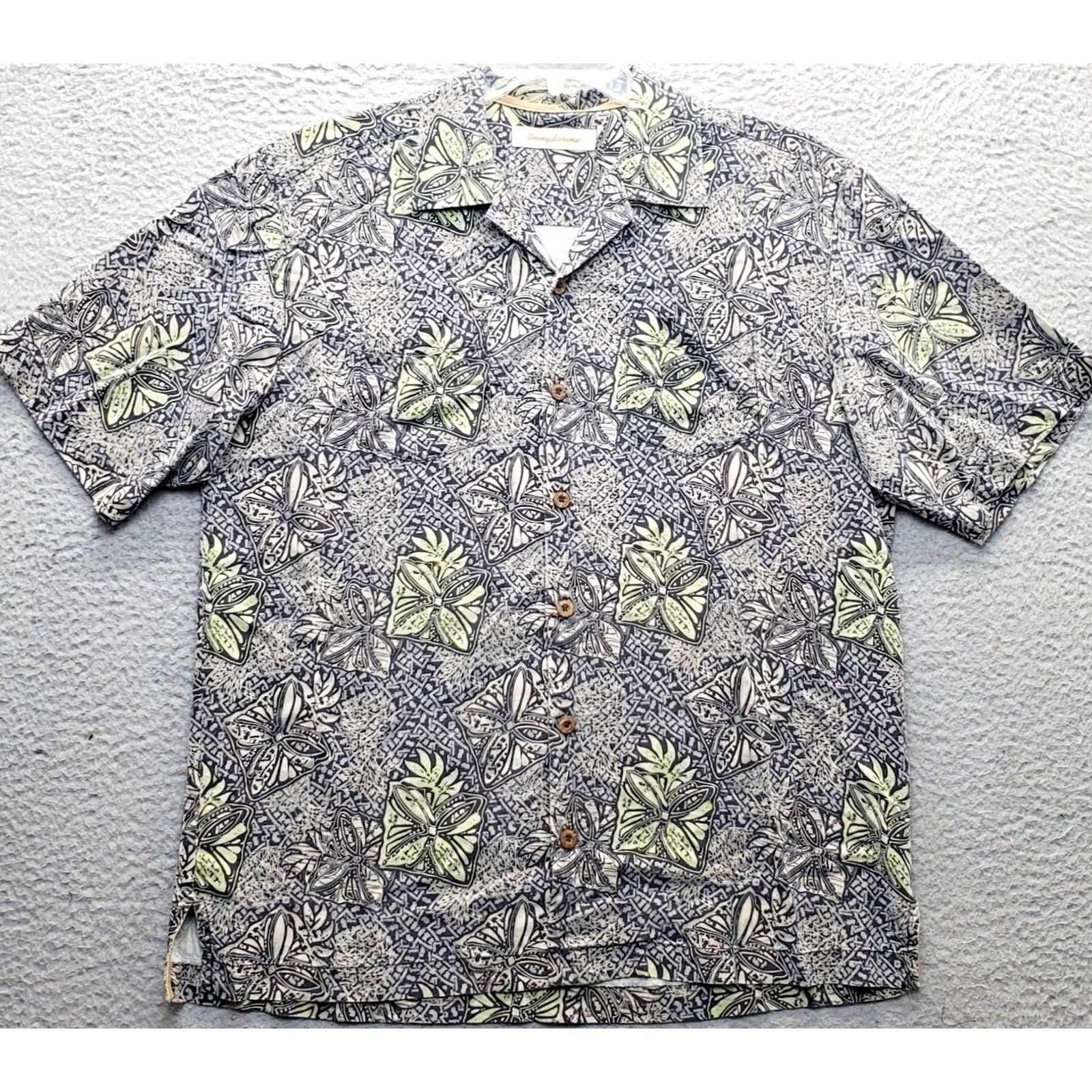 Tommy Bahama Tommy Bahama Hawaiian Shirt Mens M Multi Floral Silk Short Sleeve Button-Up Size US M / EU 48-50 / 2 - 2 Thumbnail