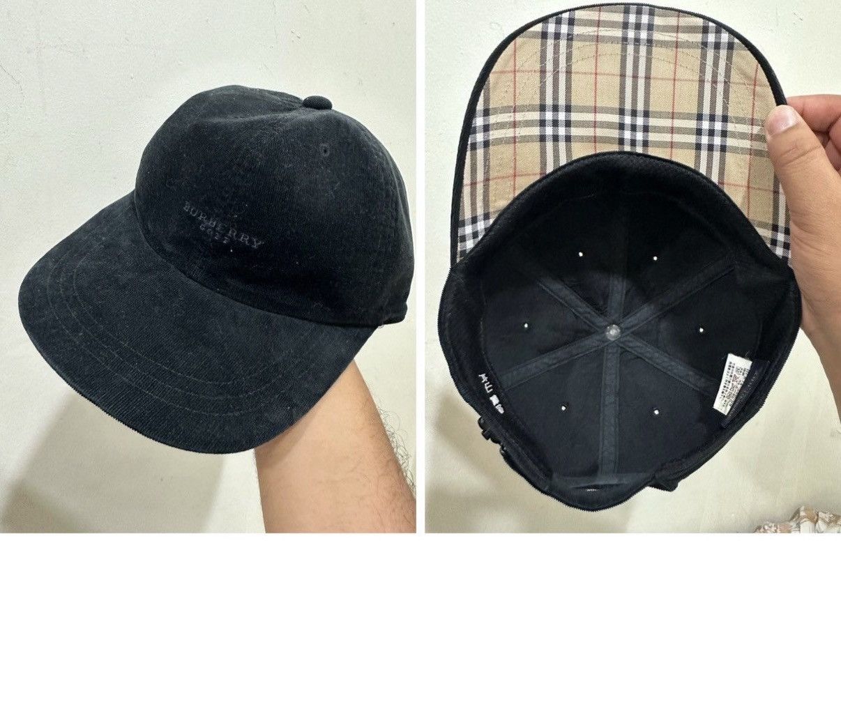 Burberry VTG Burberry Golf Nova Checked Hat Size ONE SIZE - 1 Thumbnail