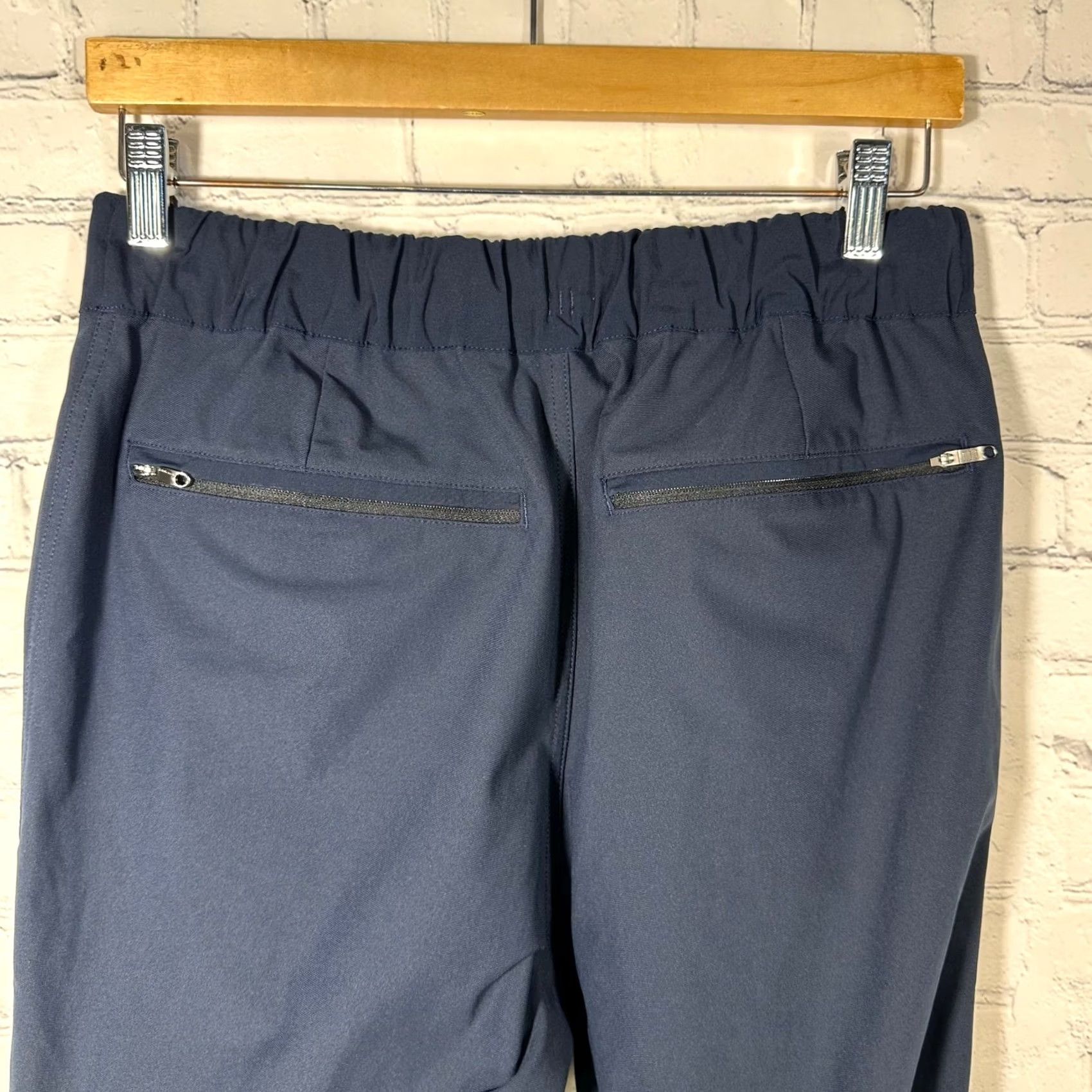 Lululemon Lululemon Warpcity Jogger Mens Navy Blue Athletic Pants Zip Pockets Medium Slim Fit Tapered Inseam 30 Size US 31 - 6 Thumbnail