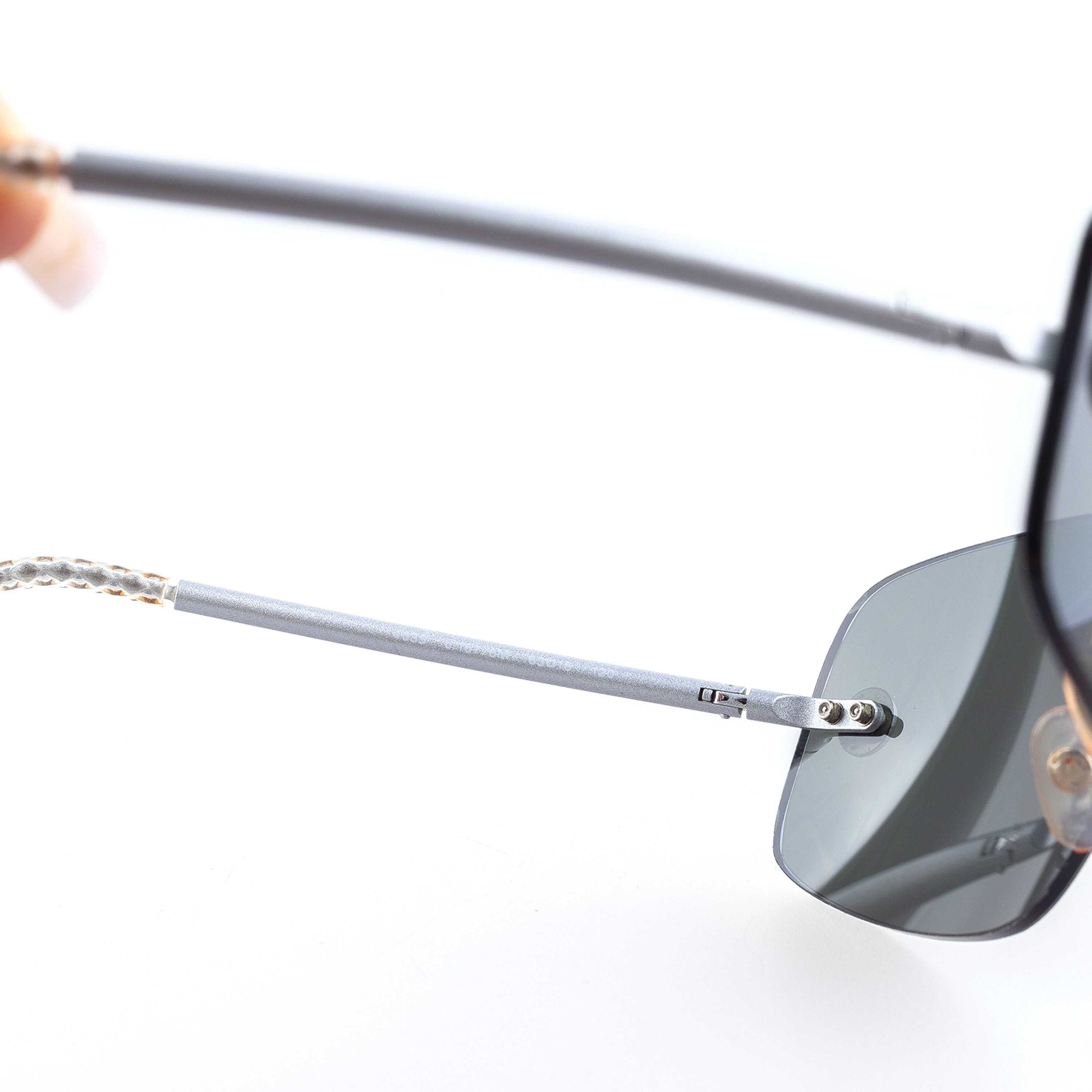 Chanel Chanel 4035 Dark Grey Rimless Vintage Sunglasses Size ONE SIZE - 5 Thumbnail
