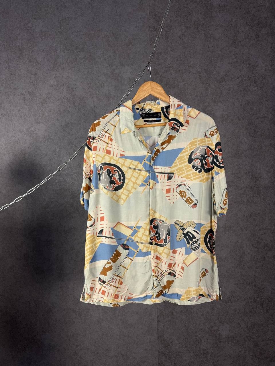 Allsaints Allsaints art designer crazy Hawaiian relaxed shirt Size US S / EU 44-46 / 1 - 1 Thumbnail