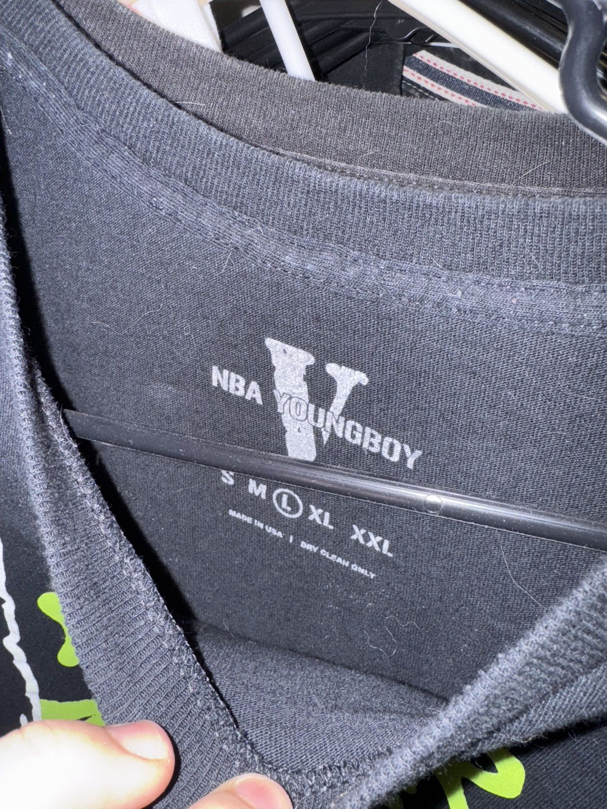 Vlone NBA YOUNGBOY VLONE T-SHIRT Size US L / EU 52-54 / 3 - 3 Thumbnail