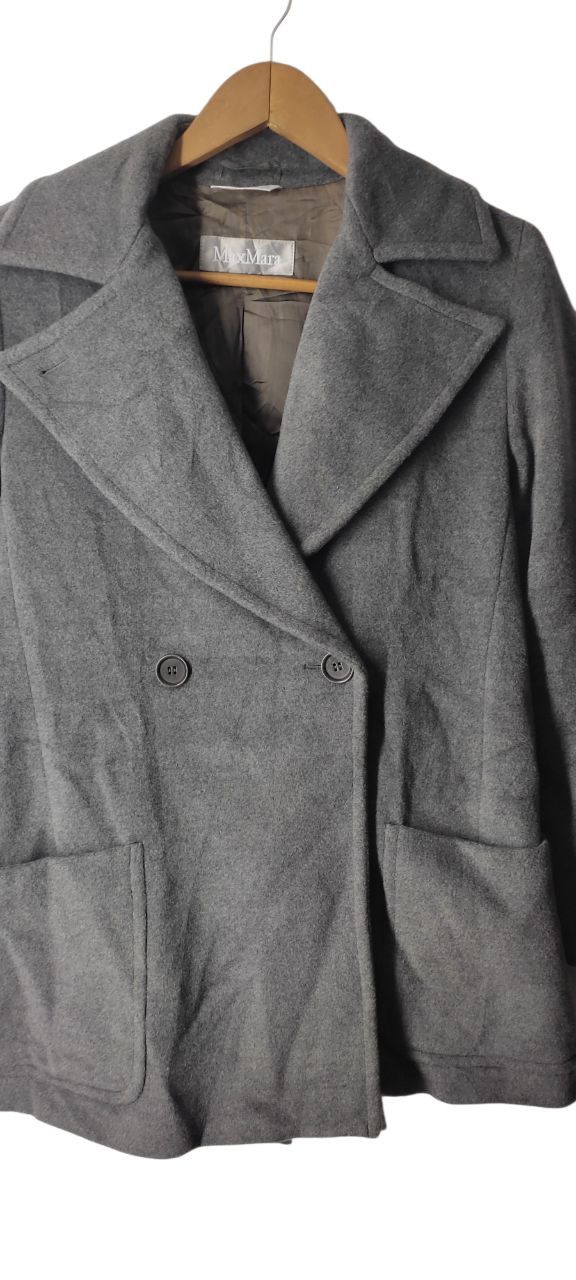 Max Mara MAX MARA STUDIO PEACOAT WOOL JACKET Size M / US 6-8 / IT 42-44 - 6 Thumbnail