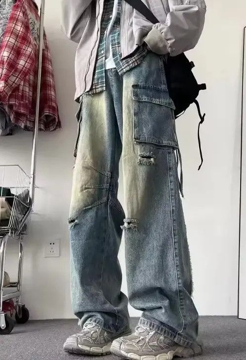 Japanese Brand Maruyama x Ema Loose-fit Straight-leg Denim Pant Size US 31 - 7 Thumbnail