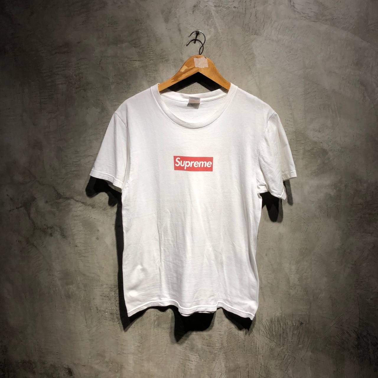 image of Supreme Box Logo Tee in White, Men's (Size Small)