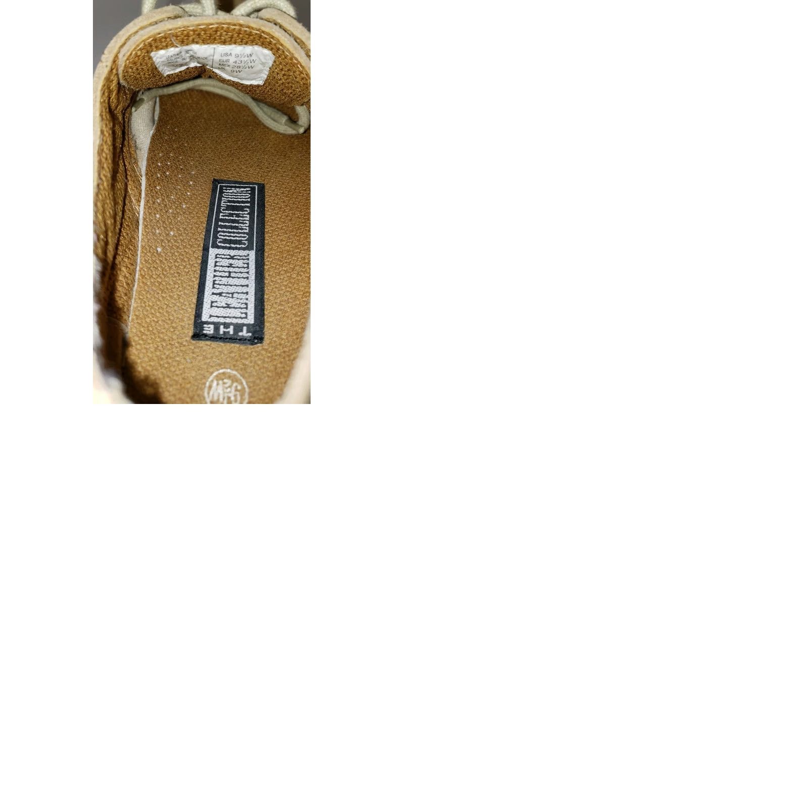 Vintage Leather Collection Men's Suede Oxford Sz. 9.5W Beige/Khaki Casual Lace-Up Shoes Size US 10 / EU 43 - 9 Thumbnail
