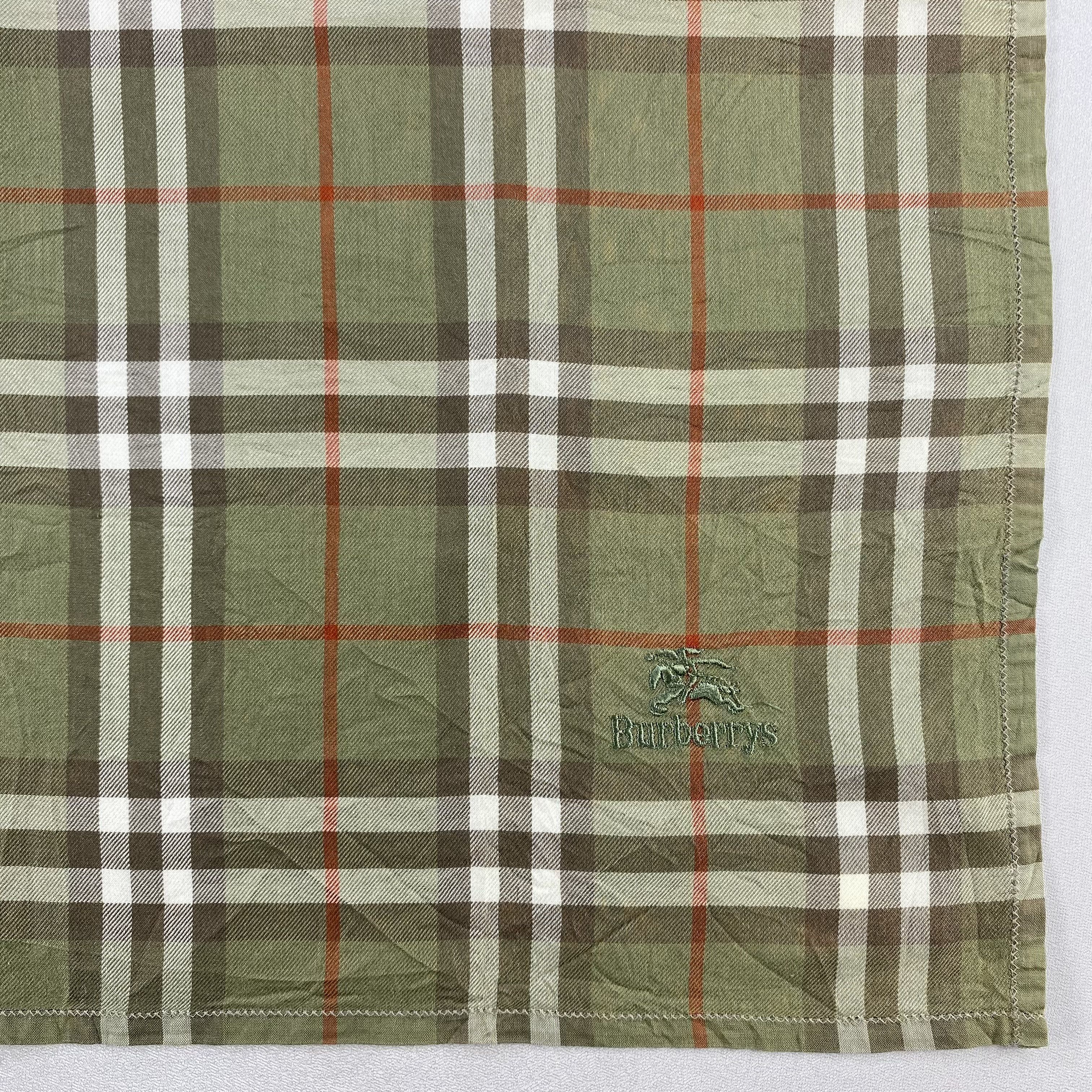 Burberry × Vintage Burberry Bandana/ Handkerchief / Neckerchief Size ONE SIZE - 3 Thumbnail