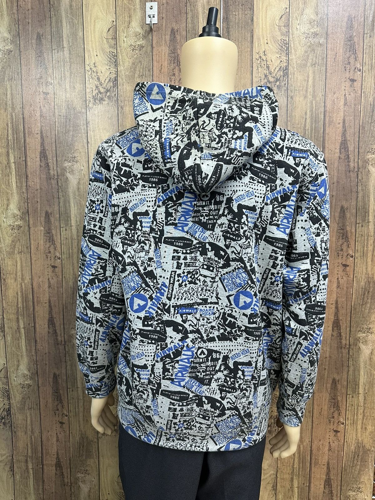 Airwalk × Vintage Vintage Airwalk Overprint Zipper Hoodie Z49 Size US M / EU 48-50 / 2 - 4 Thumbnail