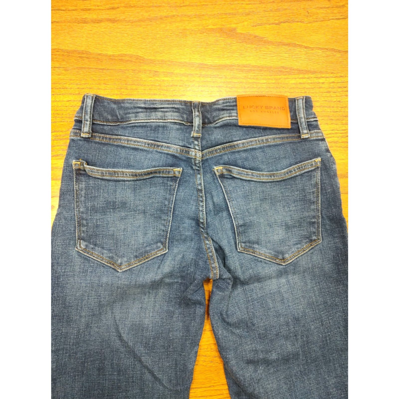 Lucky Brand Lucky Brand Jeans Womens Slim Ankle 4 27x27 Blue Denim Belt Loops 5-Pocket Bohemian 90s Lolita Skinny Size 27" / US 4 / IT 40 - 3 Thumbnail
