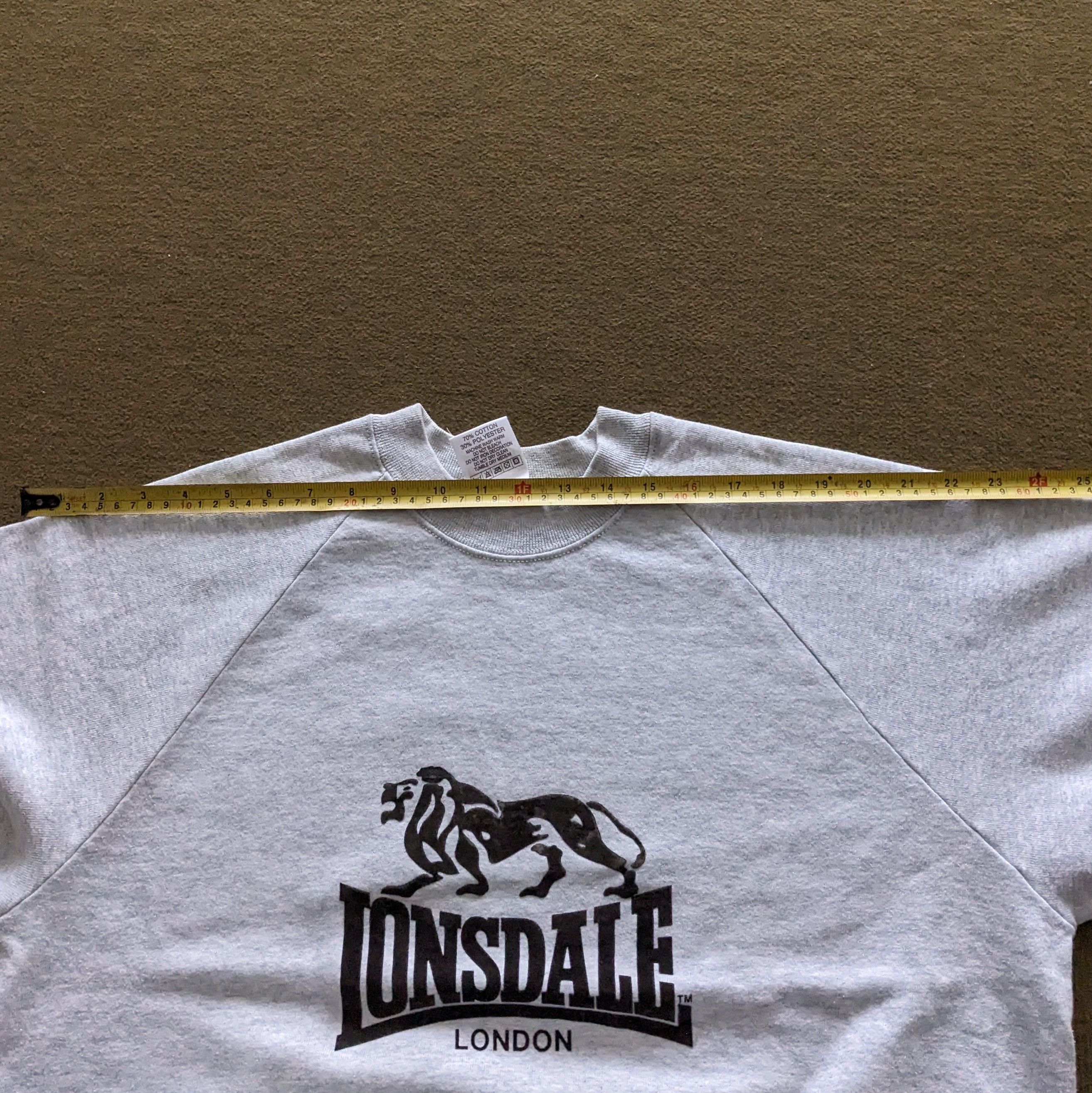 Lonsdale Vintage LONSDALE LONDON Crewneck Sweatshirt Size US L / EU 52-54 / 3 - 5 Thumbnail